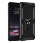 Armor Guard Protection TPU Phone Shell with Kickstand for iPhone 7/8 Plus 5.5 inch – Black