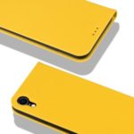 Auto-absorbed RFID Blocking Anti-theft Leather Shell for iPhone XR 6.1 inch – Yellow