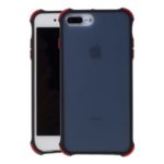 Drop-resistant Matte TPU+PC Case for iPhone 8 Plus/7 Plus/6 Plus 5.5 inch – Black