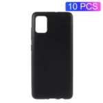 10Pcs/Pack for Samsung Galaxy A51 Double-sided Matte Soft TPU Phone Case