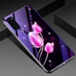 Eletroplating TPU Frame + Blue-ray Tempered Glass + PC Back Plate Combo Cell Phone Cover for Samsung Galaxy S20 / S11e – Tulip