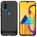 Anti-slip Drop-resistant TPU Phone Case for Samsung Galaxy M30s – Black
