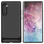 Anti-slip Texture Anti-drop TPU Mobile Case for Samsung Galaxy Note 10/Note 10 5G – Black