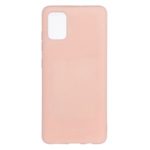 MOLAN CANO Rubberized Soft TPU Phone Case for Samsung Galaxy A51 – Pink