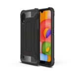 Armor Guard Plastic + TPU Hybrid Phone Case for Samsung Galaxy A01 – Black