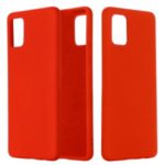 Liquid Silicone Protective Case for Samsung Galaxy A71 – Red