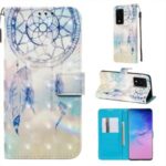 3D Painting Style Leather Phone Cover Wallet Stand Case for Samsung Galaxy S20 Ultra/S11 Plus – Dream Catcher