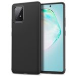 LENUO Twill Texture TPU Case for Samsung Galaxy A91 / S10 Lite – Black