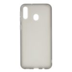 ROAR Solid Color Soft Protection Liquid Latex Phone Case for Samsung Galaxy M20 – Grey