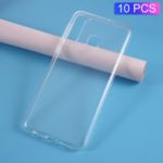 10Pcs/Pack Clear TPU Cover with Non-slip Inner for Samsung Galaxy A21
