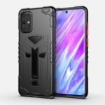 King Kong Series Anti-drop Kickstand PC + TPU Combo Shell for Samsung Galaxy S20 Plus – Black