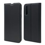Magnetic Adsorption Leather with One Card Slot Case for Samsung Galaxy A70s – Black