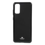 MERCURY GOOSPERY Flash Powder TPU Case Phone Shell for Samsung Galaxy S20 – Black