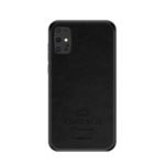 PINWUYO Pin Rui Series Leather Coated PC + TPU Hybrid Case for Samsung Galaxy S20 Plus – Black