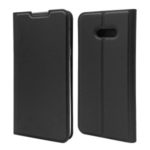 Magnetic Closure Leather with Card Holder Case for LG V50S /LG G8X ThinQ – Black