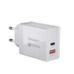 ESSAGER QC3.0+PD 36W Quick Charge Travel Phone Charger – EU Plug