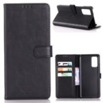 Crazy Horse Texture Retro Style Leather Wallet Case for Huawei Honor View 30 / V30 – Black