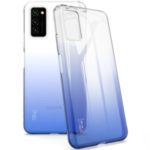 IMAK UX-6 Series Gradient Color Anti-drop TPU Case for Huawei Honor View 30/Honor V30 – Blue