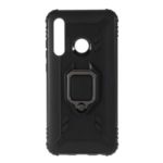 Shockproof TPU Mobile Shell with Finger Ring Kickstand for Huawei P Smart+ 2019/Enjoy 9s – Black