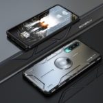 For Huawei P30 Magic Shield Aluminum Alloy + Silicone Hybrid Mobile Shell – Black