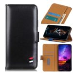 PU Leather Wallet Stand Mobile Casing for Motorola Moto G8 Power – Black