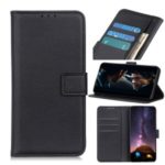Litchi Grain Wallet Stand Leather Phone Case for Motorola Moto G8 Power – Black