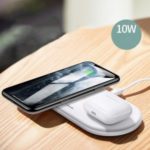 USAMS US-CD120 2 in 1 Magnetic Wireless Phone Charger Bluetooth Earphone Adapter Charging Station