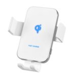 C22 Coil Electromagnetic Induction Car Wireless Charger – White/Silver