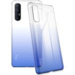 IMAK UX-6 Series for OPPO Reno3 Pro 5G Anti-drop Flexible TPU Phone Case – Blue