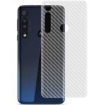 IMAK for Motorola One Macro Carbon Fiber Skin Anti-scratch Phone Back Film
