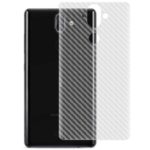IMAK Carbon Fiber Texture Arc Edges Full Covering Phone Back Protector for Nokia 8 Sirocco