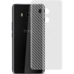 IMAK Back Film for HTC U11+/U11 Plus Carbon Fiber Pattern Anti-scratch Phone Cover Protector