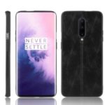 PC + TPU + PU Leather Combo Phone Casing for OnePlus 7 Pro – Black