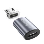 ESSAGER Mini Magnetic Adapter Micro USB Convert Plug – Grey