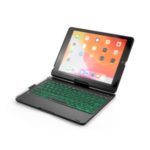 F102AS Rotary ABS Bluetooth Keyboard Case for iPad 10.2 (2019)/iPad Pro 10.5-inch (2017)/iPad Air 10.5 inch (2019) – Black