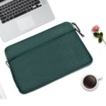 11.6-inch/12-inch Universal Anti-Scratch Waterproof PU Leather Zipper Laptop Bag – Green