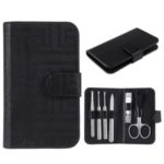 6-in-1 Manicure Set (Earpick + Scissors + Tweezers + Nail Clippers + Nail Filer + Cuticle Nipper)