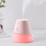230ml Mini Portable Humidifier USB Colorful Night Light – Pink