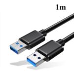 ESSAGER USB3.0 Male to Male Data Cable 1m – Black