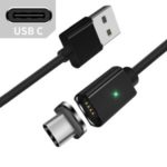 ESSAGER Type-C Magnetic Data Sync Charging Cord, 3m – Black