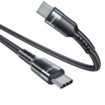 ESSAGER 1m Minpin Type-C PD3.1 Gen2 100W (20V/5A) Charging Cable – Black