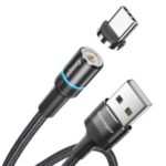 ESSAGER Magnetic Connecting Type-C Charging Cable Charging Cord Line 1m – Black