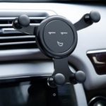 Cartoon Mobile Phone Bracket Car Air Outlet – Black
