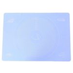 Food Grade Silicone Baking Mat with Measurements 27.2×19.7 Inches Nonstick Rolling Pastry Mat – Blue