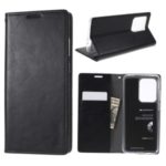 MERCURY GOOSPERY Blue Moon Leather Cover for Samsung Galaxy S20 Ultra – Black