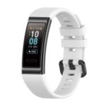 TPU Smart Bracelet Strap Replacement Band for Huawei Band 4 Pro – White