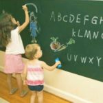 Wallpaper DIY Green Board 200cm Length Waterproof Doodle Wall Paper Decal Removable Sticker