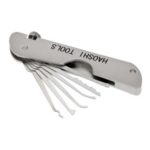 Portable Foldable Stainless Steel Door Lock Pick Opener Set Locksmith Tool