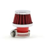 New Universal Car Round Tapered Air Filters 25MM Clamp-On Auto Cold Air Intake Mini Filters