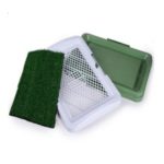 Dogs Tray Toilet with Three Layers of the Lawn Puppy Bedpan Urinal Equipment of Pet Training Tool